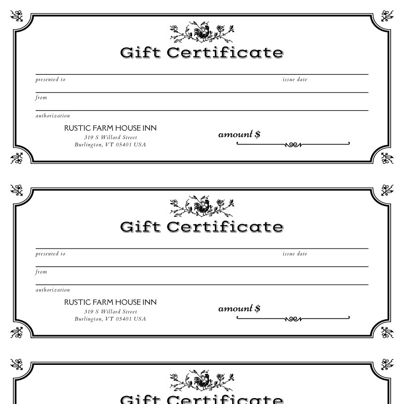 Beautiful Date Night Gift Certificate Templates Free Printable T