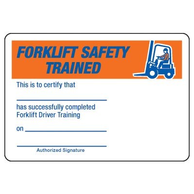 forklift license online