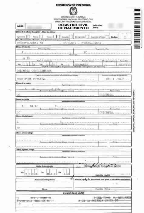 Birth Certificate Translation Of Public Legal Documents Translate Spanish To English Template