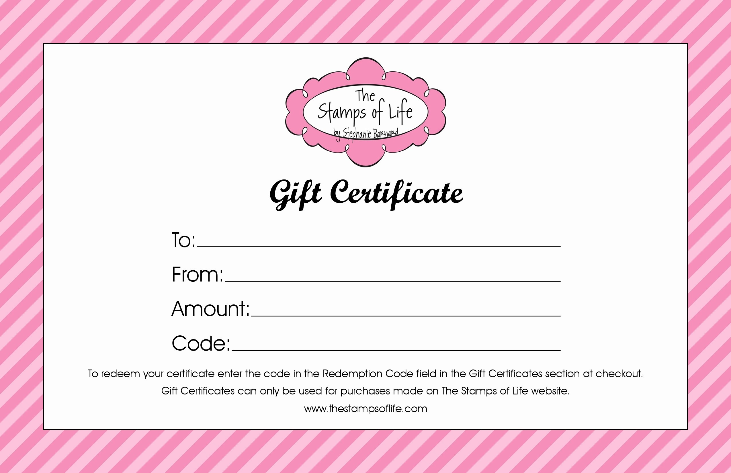 Birthday Gift Certificate Template Microsoft Word Shopping Spree