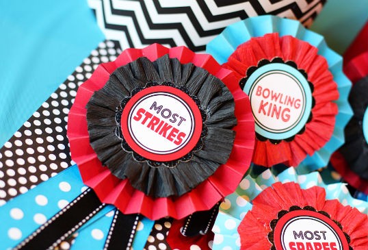 Birthday Party Ideas Blog STYLISH BOWLING PARTY Bowling