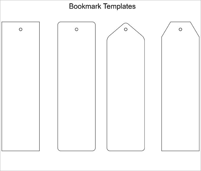 Blank Bookmark Template 135 Free PSD AI EPS Word PDF Format Printable