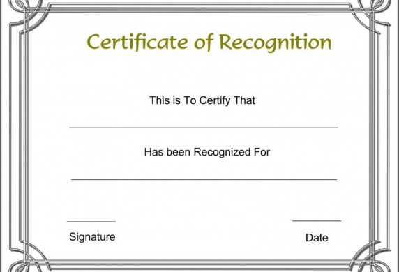 Blank Certificate Of Attendance Samples