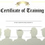 Blank Certificate Of Completion Template Free Download Word Training