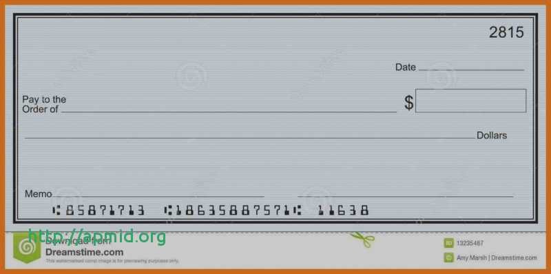 Blank Cheque Template Download Free Unique
