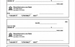 Blank Cheque Template Enchanting Checks Printable Play