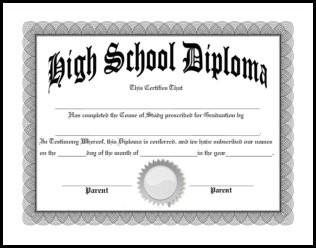 Blank Diplomas Ukran Agdiffusion Com Homeschool Certificate Template