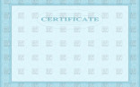 Blank Document Certificate Template With Guilloche Border Vector Eps