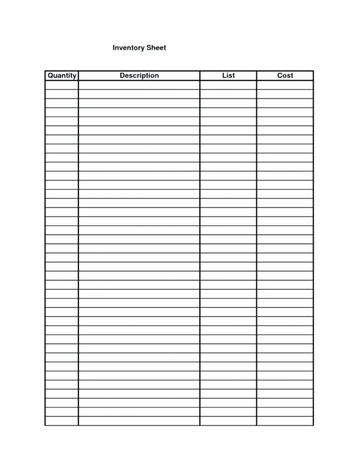 Blank Spreadsheet Printable Bunch Ideas For Templates Of