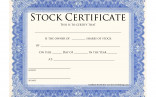 Blank Stock Certificate Template Printable Certificates Share Canada