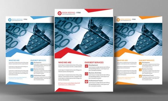 Book Keeping Accounting Service Flye By Business Templates On Flyer