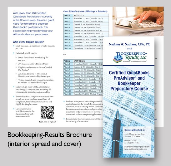 Bookkeeping Brochure Anne Swanson Graphic