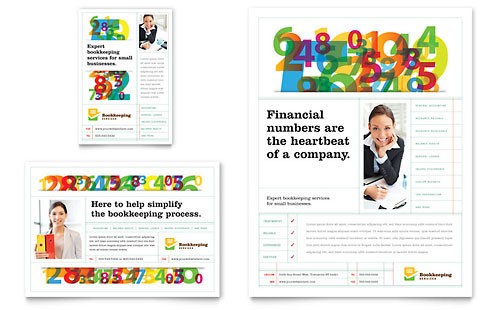 Bookkeeping Flyer Ukran Agdiffusion Com Financial Services Brochure Template