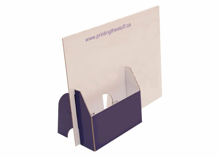 Brochure Holder Vinyl Sticker Printing Online PrintingTheStuff Cardboard Template