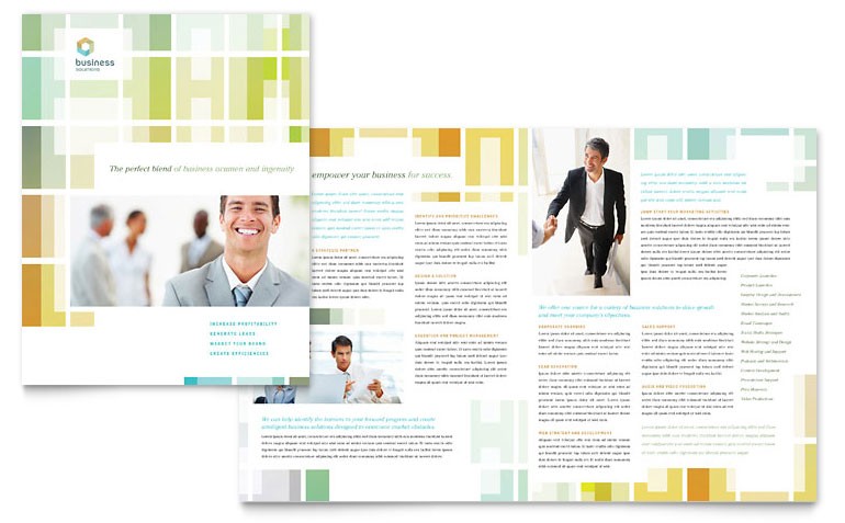 Business Solutions Consultant Brochure Template Word Publisher Consulting