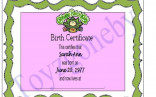 CABBAGE PATCH KIDS Doll Replacement Birth Certificate Adoption Cabbage Patch