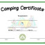 Camp Certificate Template Boy Scout Templates Blank Free Printable Homeschool Certificates