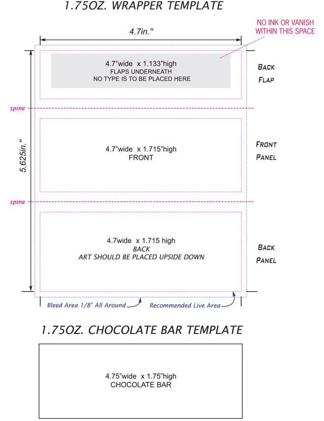 Candy Bar Wrapper Template Microsoft Word Salonbeautyform Com Free Templates For Wrappers