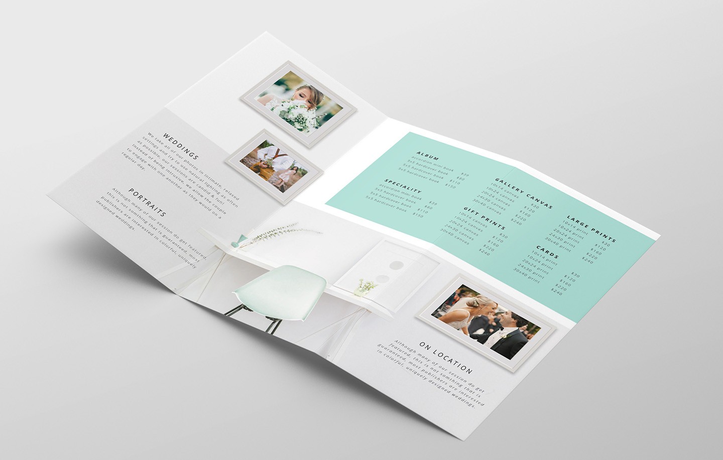 Canva Trifold Brochure Templates Branding Picturesque