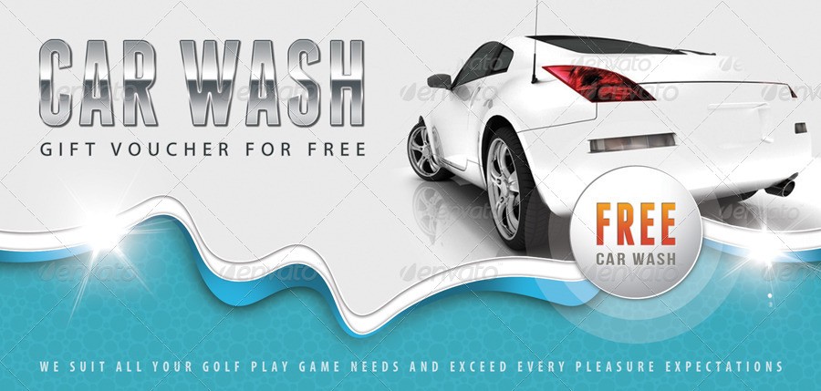 Car Wash Gift Certificate Template Automotive Free