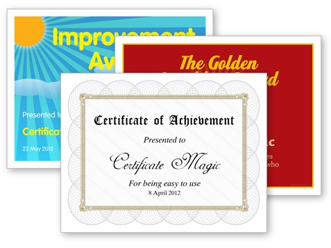 Certificate Magic Free Generator Make Your Own Diploma