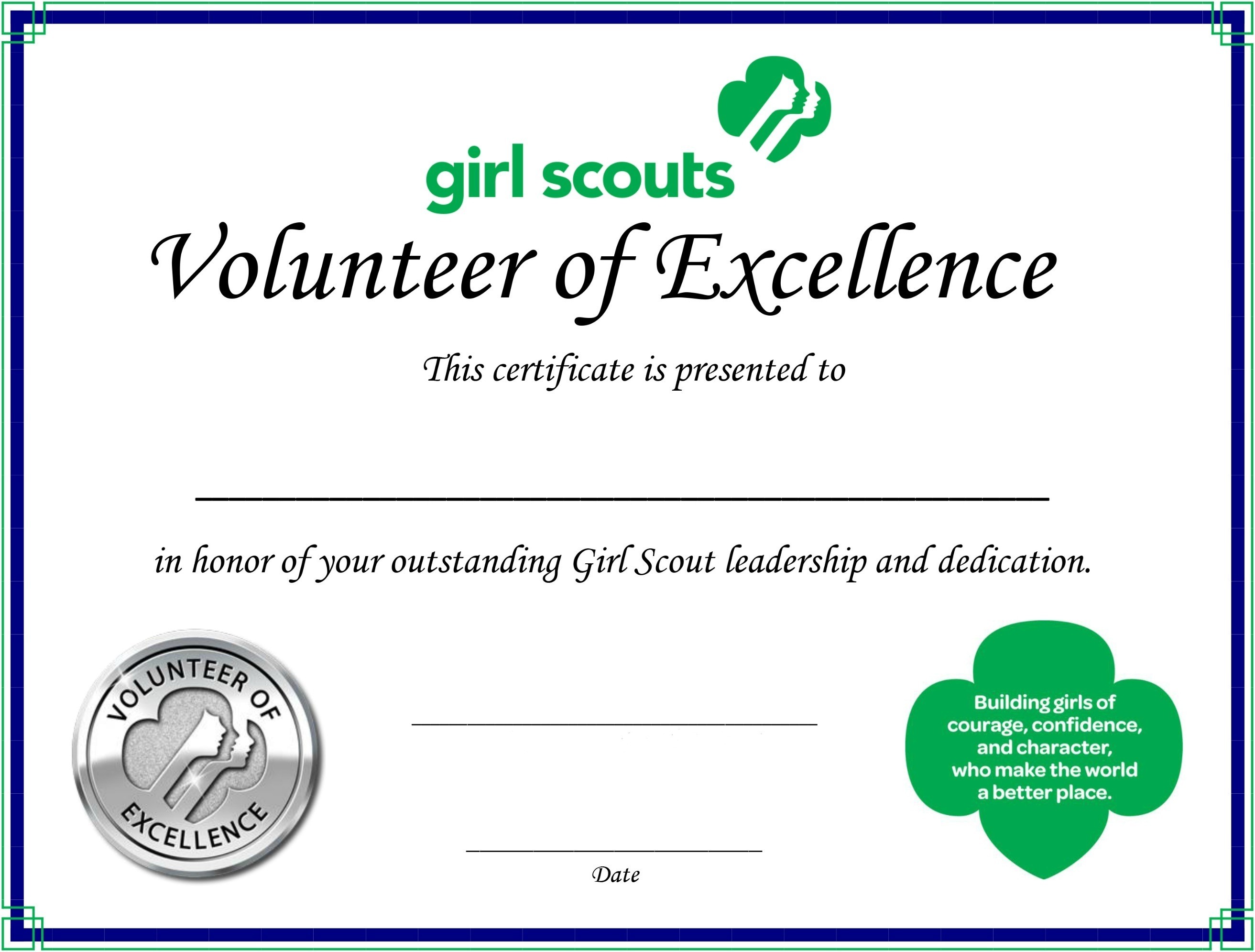 Certificate Of Appreciation Girl Scouts Luxury For Troop Scout
