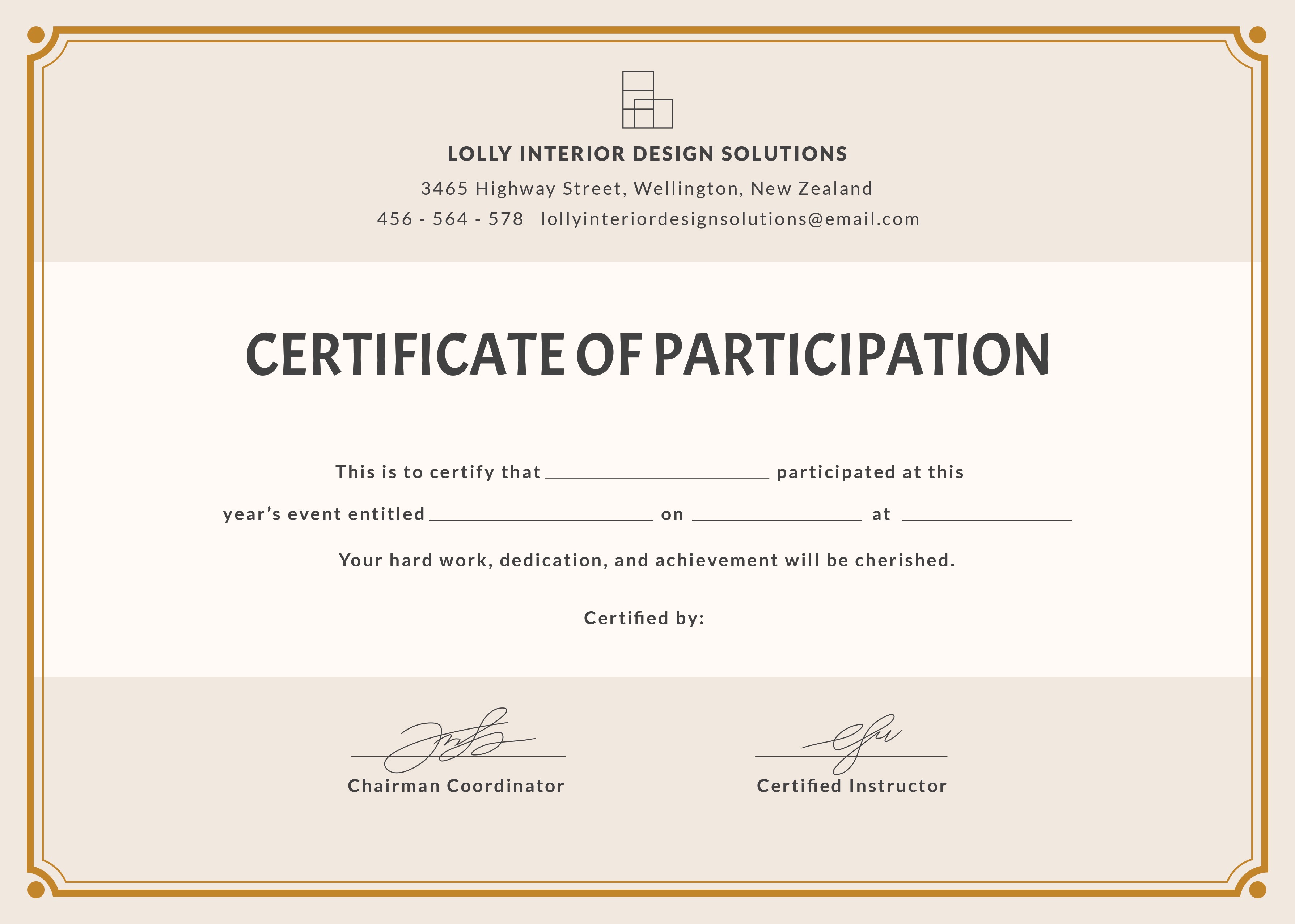 Certificate Participation Ukran Agdiffusion Com Images Of