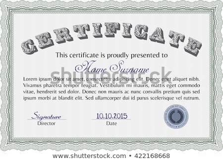 Certificate Template Eps 10 Jpg Achievement Diploma Stock