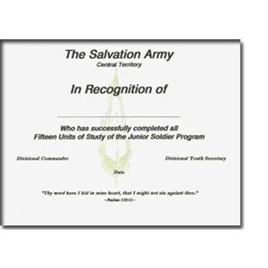 Certificates Salvation Certificate