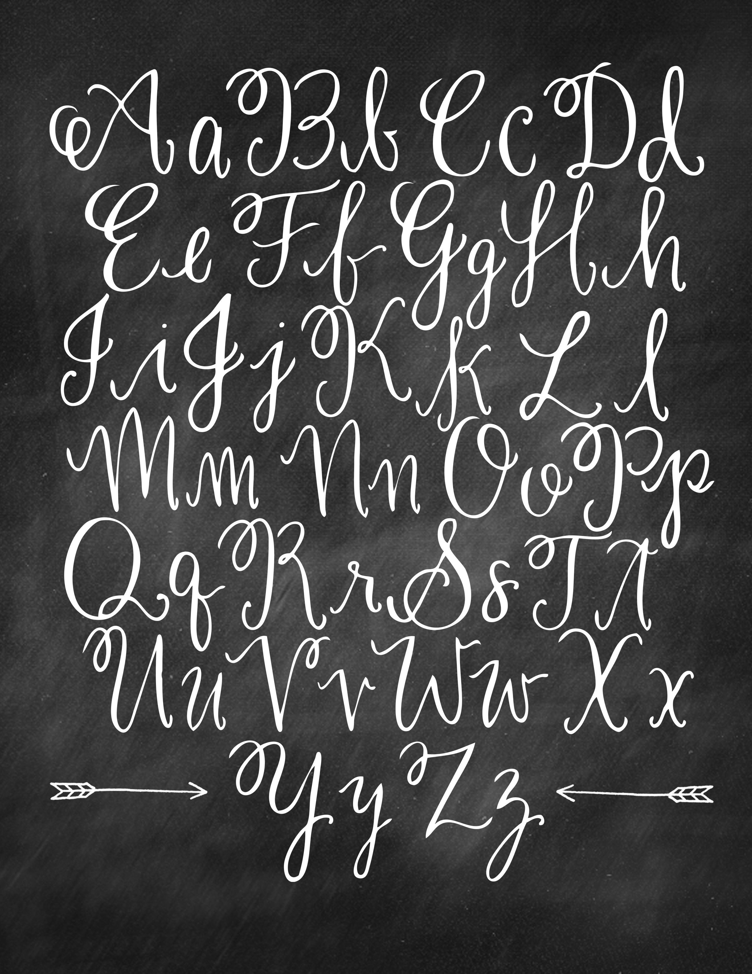 Chalkboard Font Alphabet Google Search Chalkboards Pinterest Ideas