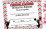 Cheerleading Etsy Certificate Wording