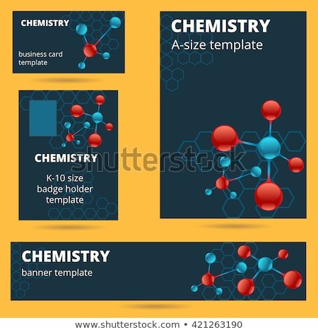 Chemistry Poster Template Design Vector Chemical Stock
