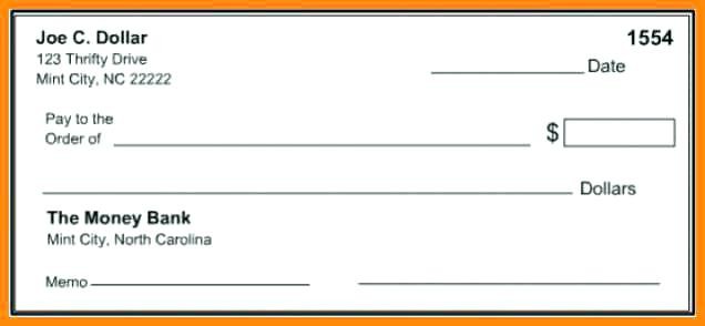 Cheque Template Excel Info