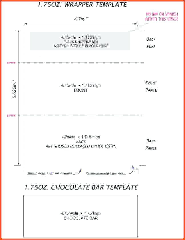 Chocolate Bar Wrapper Printable Link To Actual Template Granola Free Microsoft Word Templates For Candy