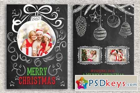 Christmas Card Template 459239 Free Download Photoshop Vector Templates