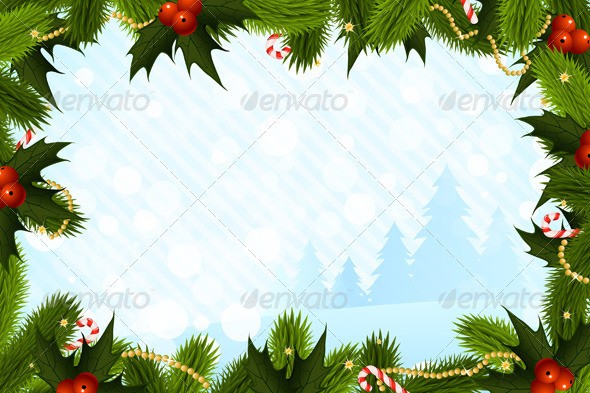 Christmas Card Template By VVaD GraphicRiver Photoshop Templates