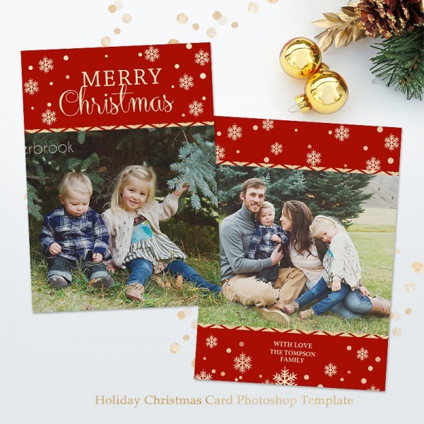 Christmas Card Template For Photographers 014 Templates