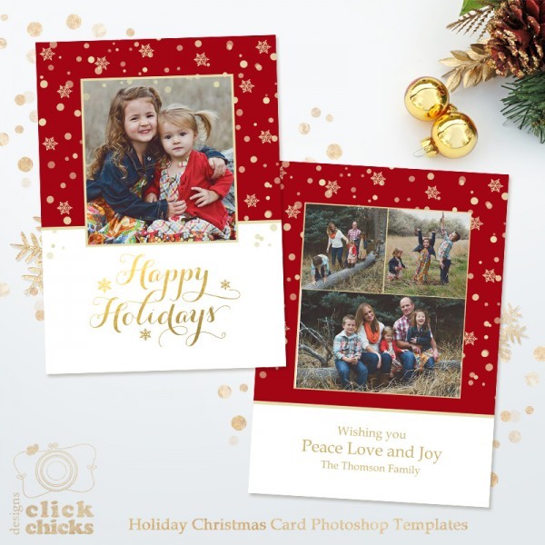 Christmas Card Template For Photographers 018 Templates