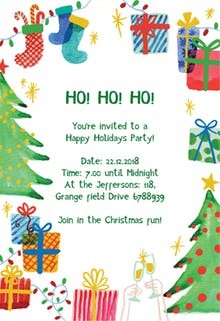 Christmas Party Invitation Templates Free Greetings Island Printable Invitations