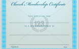Church Certificate Of Appreciation Erin Design Template