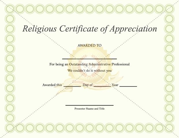 Church Certificate Of Appreciation HashTag Bg Christian