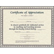 Church Certificate Of Appreciation HashTag Bg