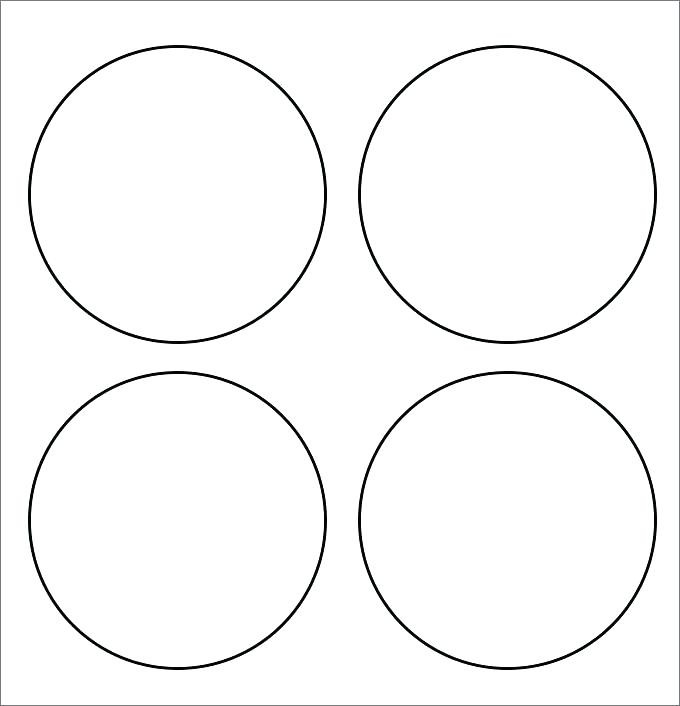 Circle Template Printable Templates Label Free Scalloped Tag