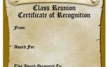 Class Reunion Awards Ideas Free Printable Award Certificate Family Printables