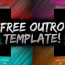 Clean Free Outro Template PSD Download GFX YouTube