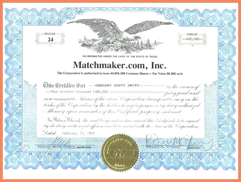 Common Shares Certificate Template Free Stock Templates Share