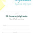 Confirmation Certificate Template Lvmag Certificates Catholic