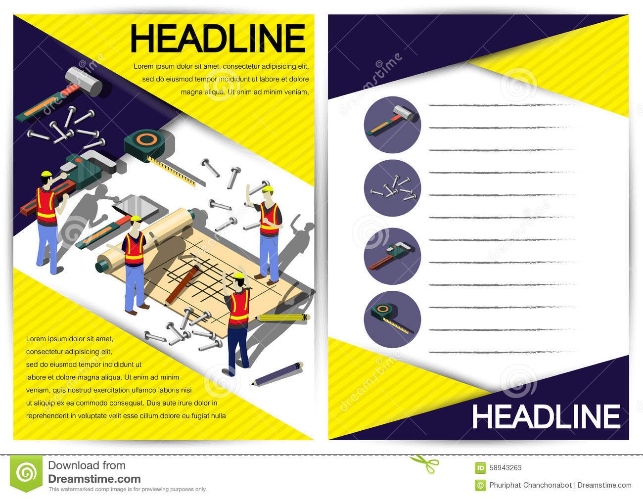 Construction Flyer Ideas Ibov Jonathandedecker Com Brochure