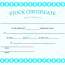 Corporate Shares Certificate Template Share Free Of Common Fresh Stock Word