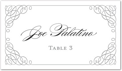 Cover Template Place Card Free Download